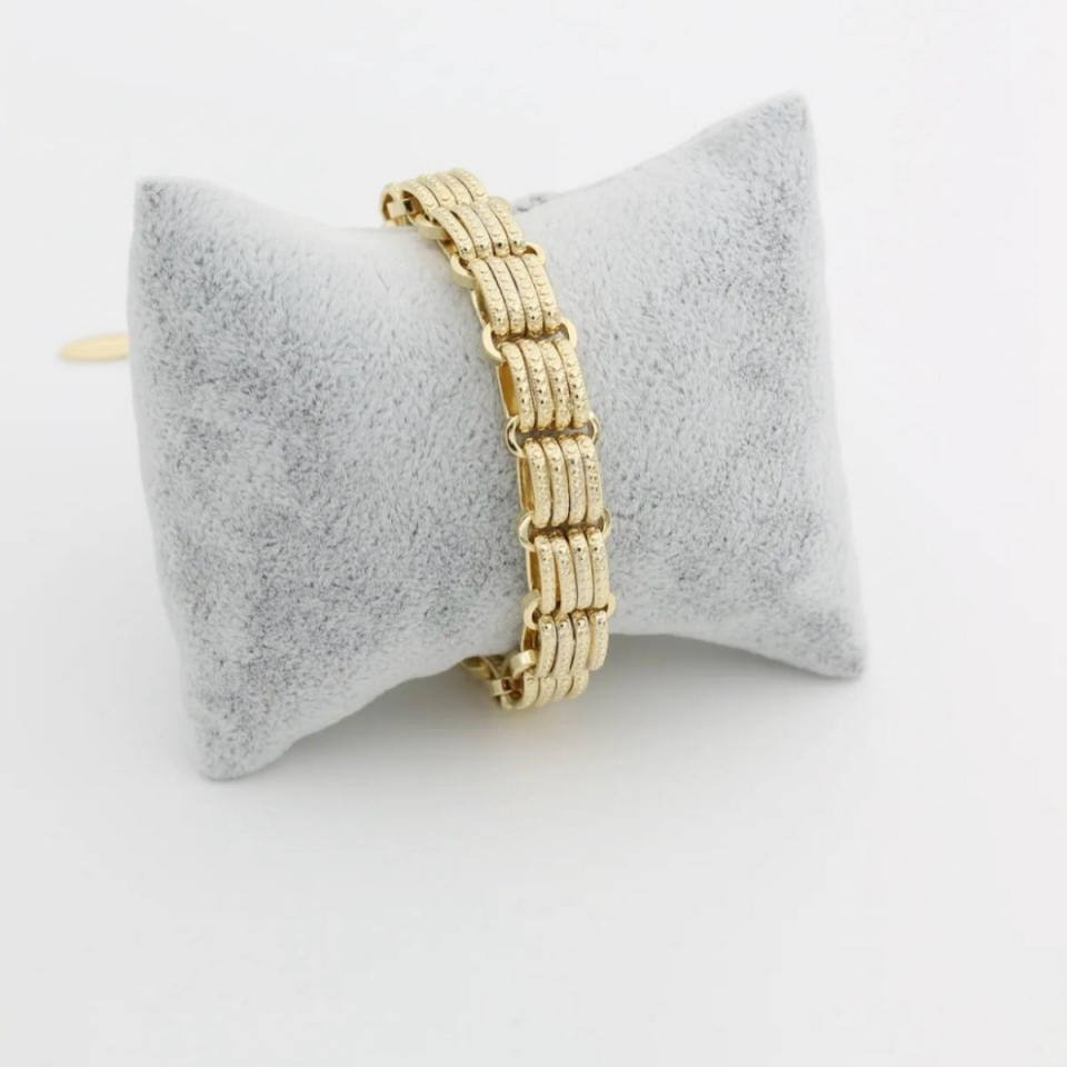 14K Gold Hasır Bileklik
