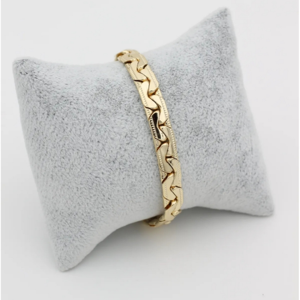 14K Gold Renkli Kuyum Model  Bileklik