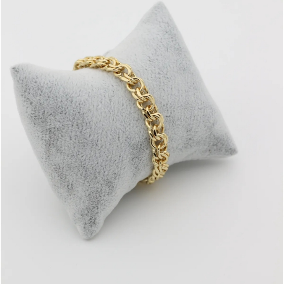 14K Gold Örgü Bileklik