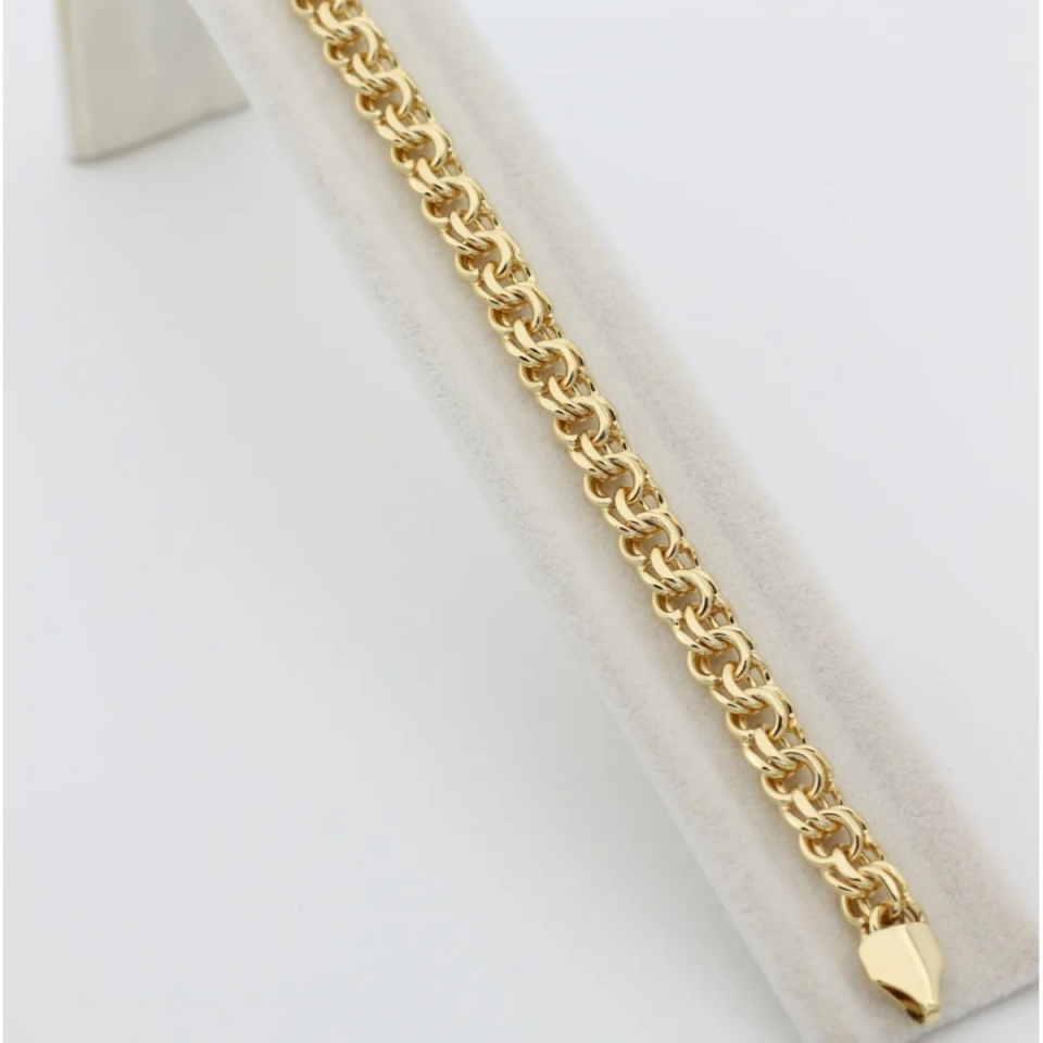 14K Gold Örgü Bileklik