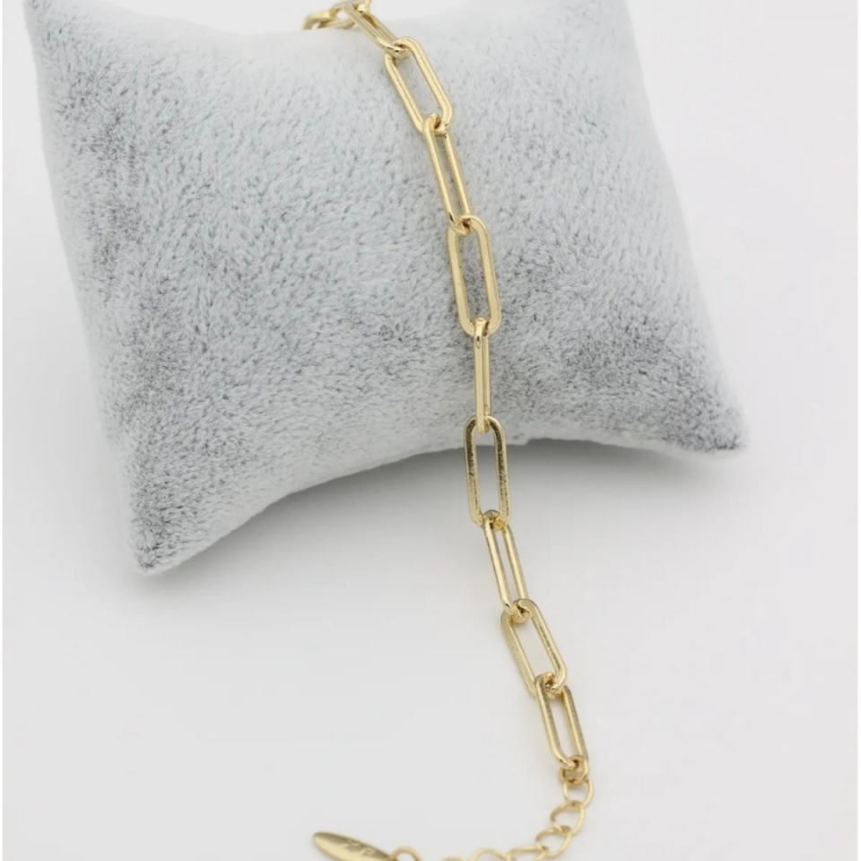 14K Gold Renkli Ataç Bileklik