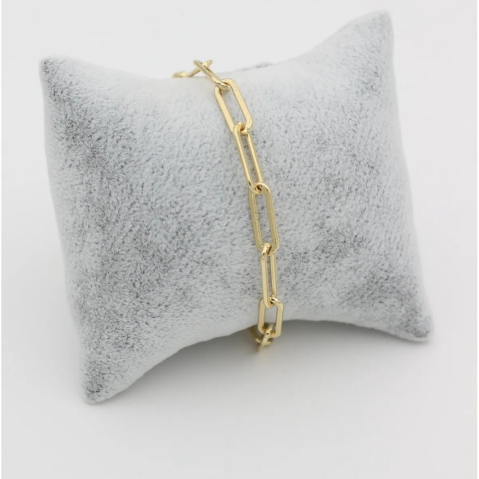 14K Gold Renkli Ataç Bileklik