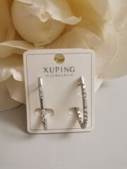 Silver Zirkon Taşlı Küpe