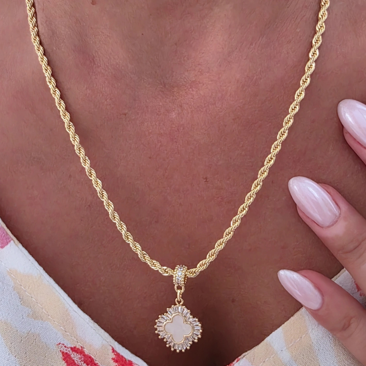 14 K Burgu Zincir Kolye 45+5 Cm