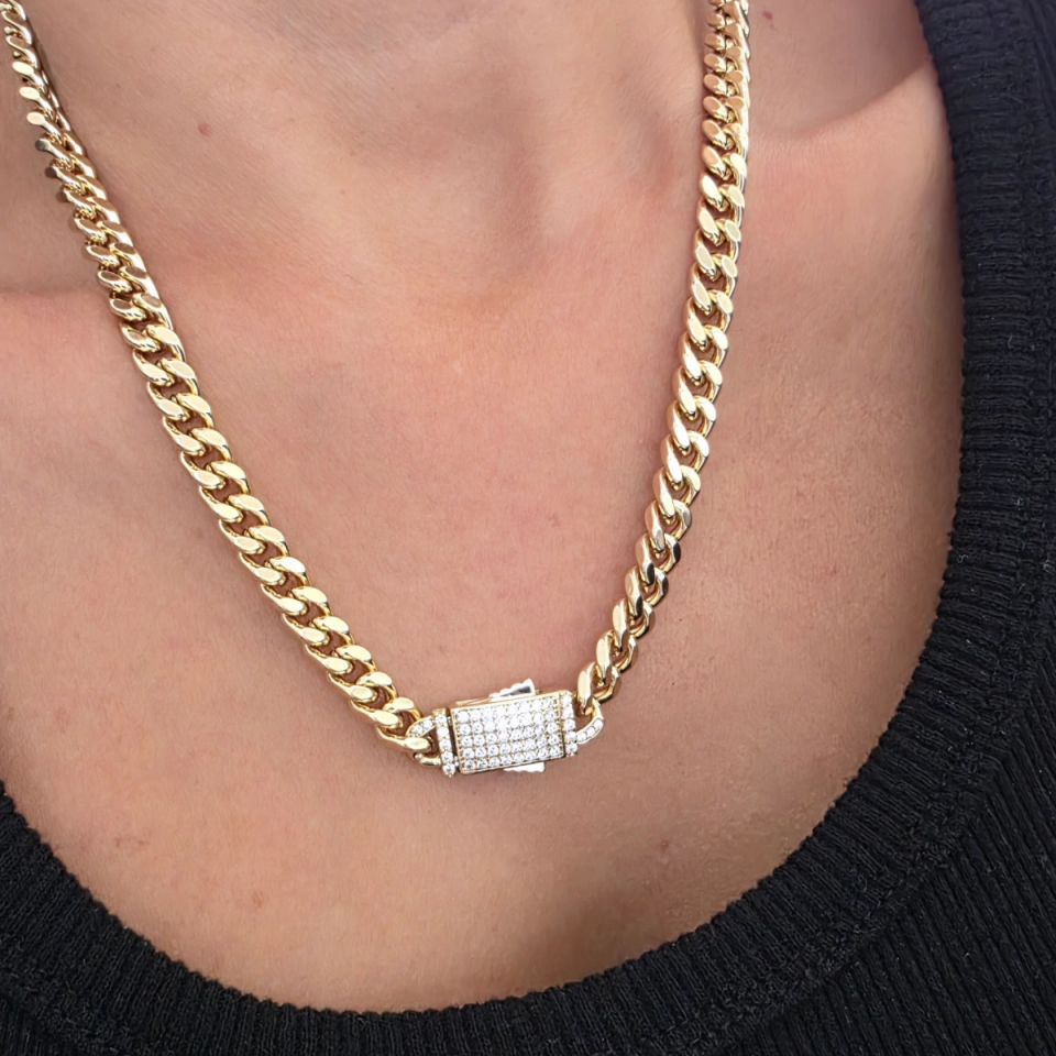 14 K Altın Renkli Gurmet Kolye 50 cm