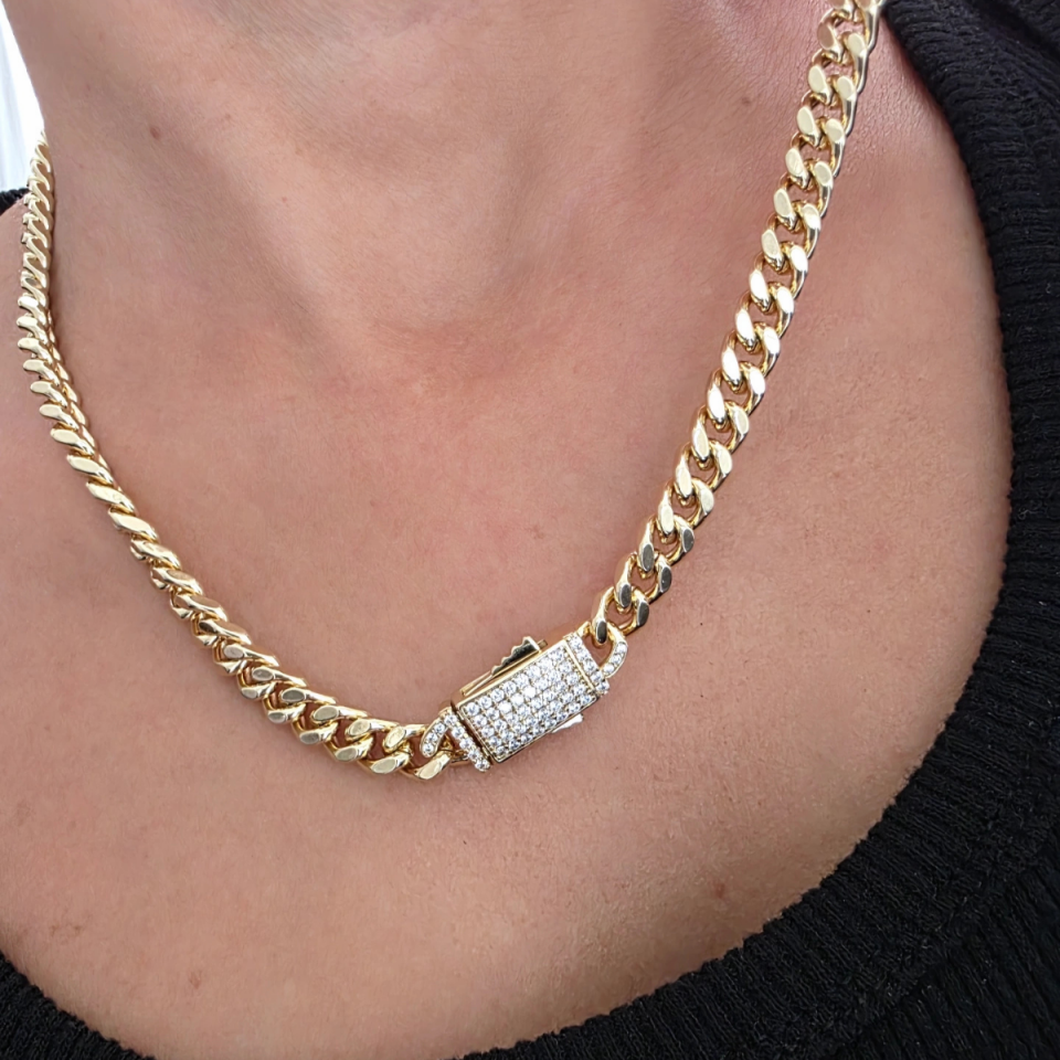 14 K Altın Renkli Gurmet Kolye 50 cm