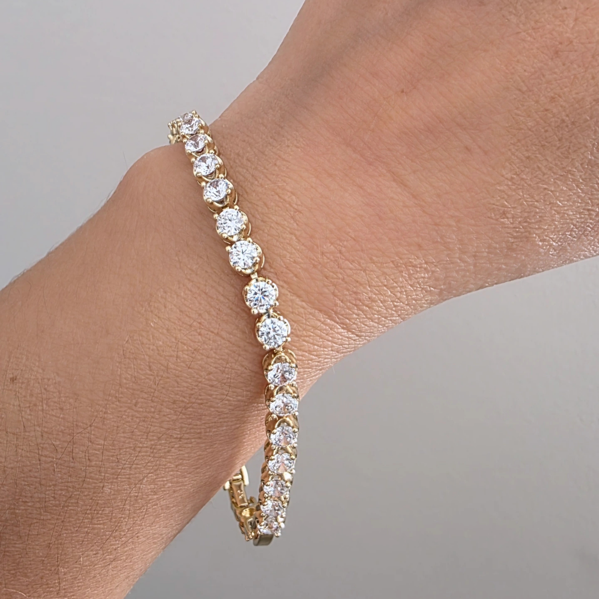 14 Ayar Altın Renkli Baget Su Yolu Bileklik