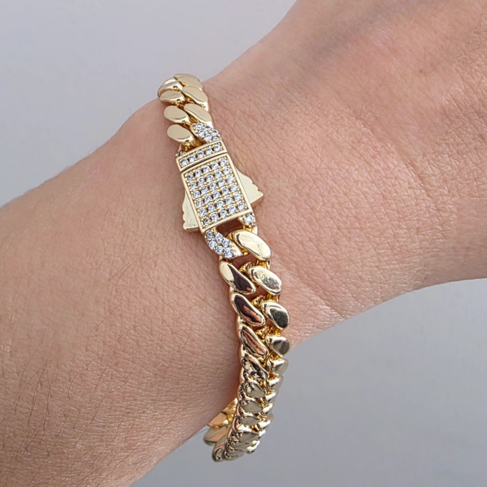 14 AYAR ALTIN RENKLİ GURMET BİLEKLİK