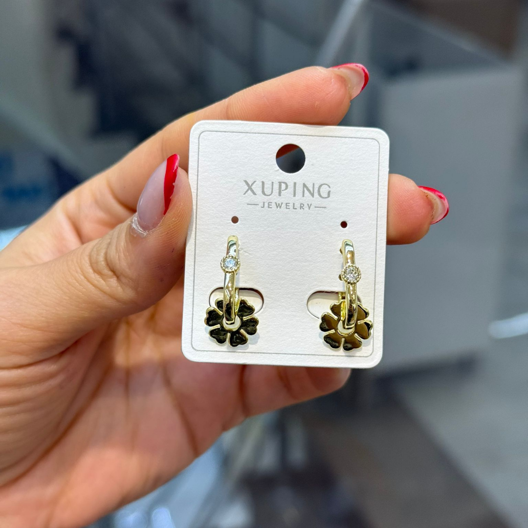 14 AYAR ALTIN RENKLİ GÖÇMEN KÜPESİ